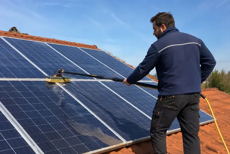 Nettoyage et entretien de panneaux solaires à Boissières
